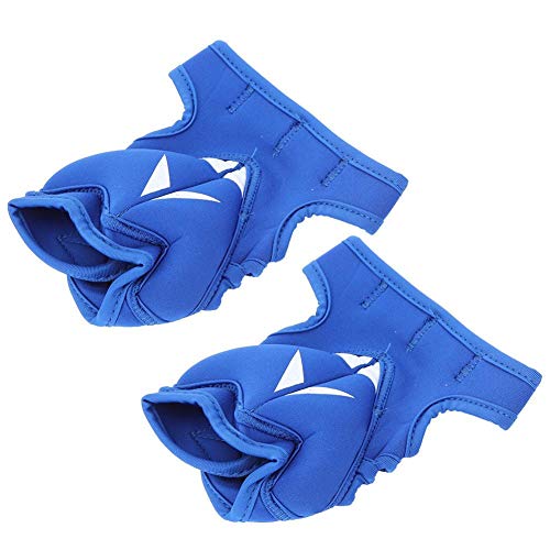 VGEBY 2Pcs 2lb Weighted Gloves Unisex Guantes de Medio Dedo Guantes de Entrenamiento Guantes de Levantamiento de Pesas para Entrenamiento de Boxeo Fitness(Rosado)