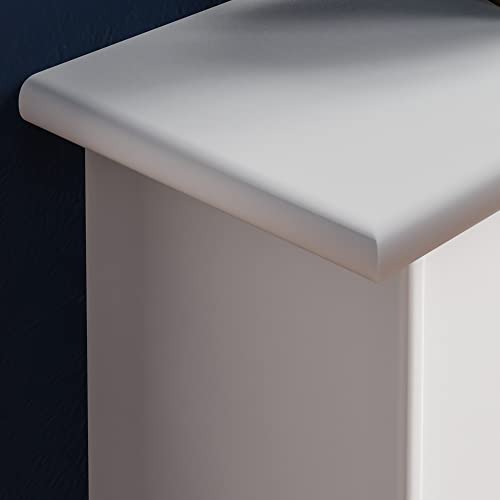 Vida Designs Milton para radiador Blanco Moderno Lacado Armario, pequeño