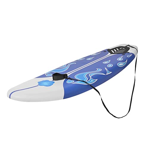 vidaXL Tabla de Surf Principiantes Azul Blanca 170 cm XPE PP Espuma Surfboard
