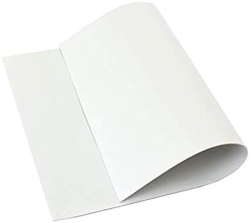 VIGIVISION Goma Eva 10 láminas 40x60 cm, 2mm Color Blanco.
