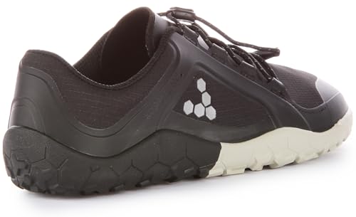 VIVOBAREFOOT Primus Trail III All Weather FG - Zapatillas sintéticas para Mujer, Obsidiana, 38 EU