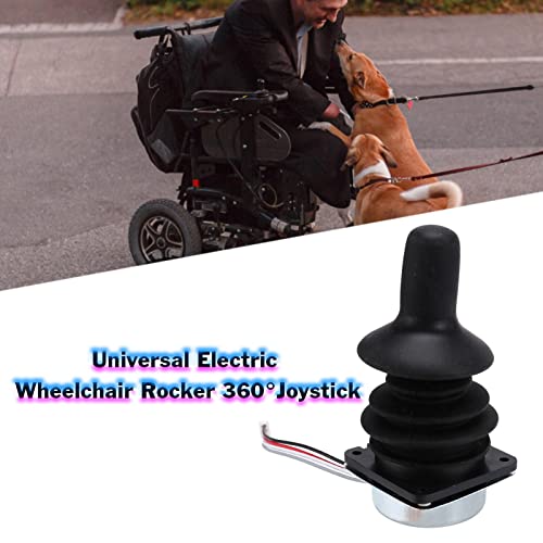 Vrttlkkfe Palanca de mando inteligente de rotación de 360degree de palanca de mando eléctrica universal para de ruedas