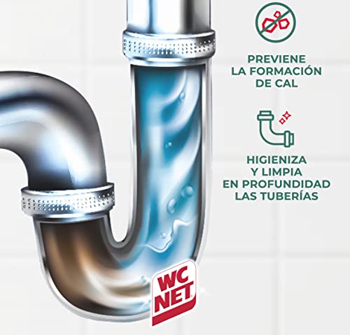 WC Net - Energy Desatascador Gel para Tuberías, Desatasca a la Primera, 1L