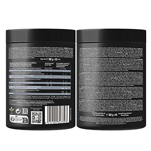 Weider Micronized Creatine Monohydrate Powder (300g) Sabor Chicle de Frambuesa. Monohidrato de Creatina 200 Mesh con AstraGin, Stevia, Sin Grasa, Sin Estimulante, Vegan