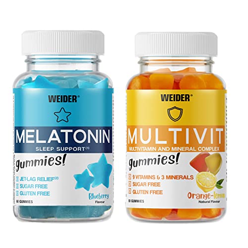 Weider Pack Gummies Melatonin + Multivit 640 ml