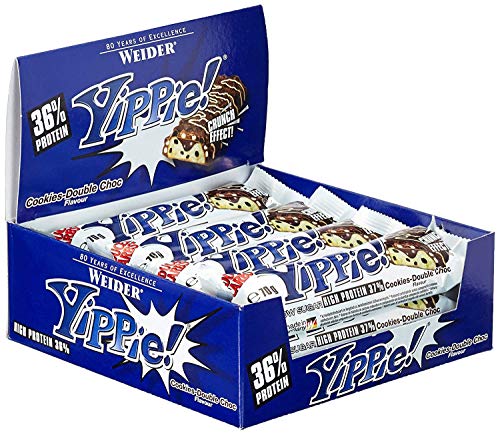 WEIDER YIPPIE! BAR (12x45 GRS) - CHOCO COOKIES