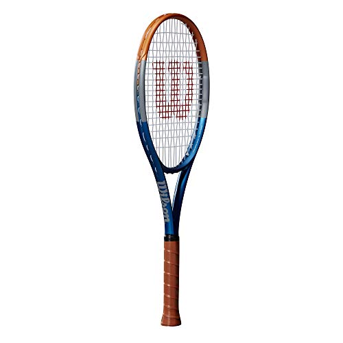 Wilson Roland Garros Clash Racket, Miniraqueta De Tenis Unisex Adulto, Blue/orange, NS