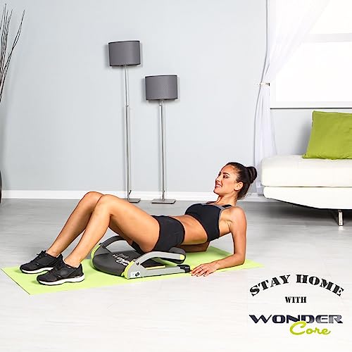 Wonder Core Máquina de abdominales inteligente, equipo de ejercicio para abdominales, equipo de entrenamiento abdominal, ejercitador muscular abdominal, máquina de entrenamiento corporal total para el