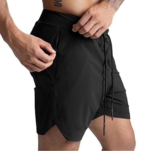 XDSP Shorts Deportivos Hombre Pantalones Cortos Shorts Pantalón Corto de Entrenamiento de Secado Rápido para Correr Jogging Running al Aire Libre Ligero y