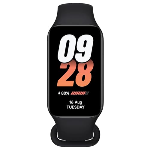 Xiaomi Smart Band 8 Active - Pantalla AMOLED de 1,47 Resistencia al Agua 50 Modos de Ejercicio monitorización de la Salud 14 días de duración de la batería 100 interfaces de Reloj Divertidas