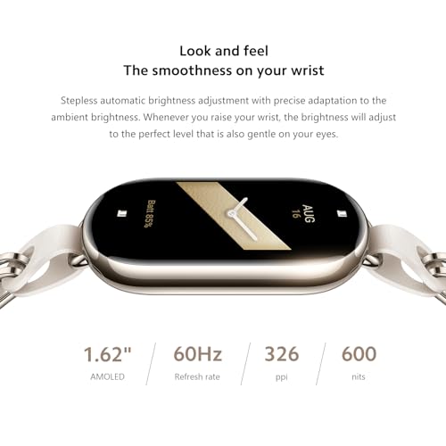 Xiaomi Smart Band 8, Smartwatch Hombre con Pantalla AMOLED de 1,62", Reloj Inteligente Carga Rápida, Autonomía de hasta 16 días, 150 Modos de Deporte 5 ATM Impermeable Pulsera Actividad, Negro