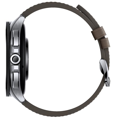Xiaomi Watch 2 Pro 4G (LTE) Smartwatch (135-205 mm, Cuero, Plata/Marrón), Unique