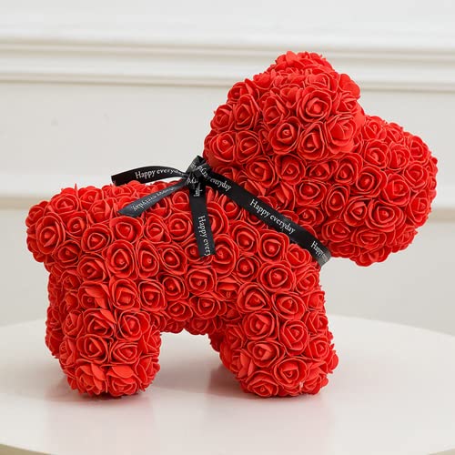 XIZHI Mini rosas artificiales, 100 unidades, 3,5 cm, cabeza de rosa de espuma roja para manualidades, accesorios, decoración del hogar y baby shower (rojo)