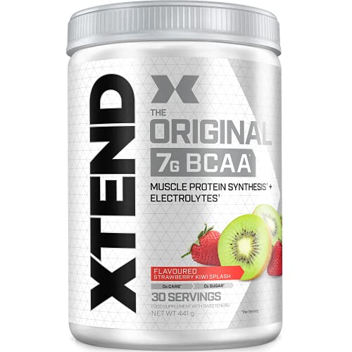 XTEND Original - Suplemento de BCAA en polvo - Kiwi y fresa | Aminoácidos de cadena ramificada | 7 g de BCAA con electrolitos para una mayor hidratación y recuperación | 30 raciones