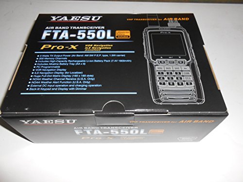 YAESU FTA-550L TRANSCEPTOR AIRBAND VHF