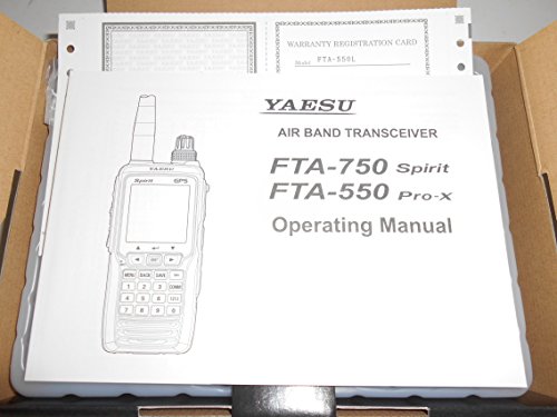 YAESU FTA-550L TRANSCEPTOR AIRBAND VHF