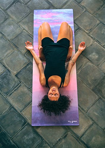 Yoga Design Lab La Esterilla de Yoga Combo 3.5mm Dos en Uno | Antideslizante | Acolchada | Ecológica | Lavable a la Máquina (Breathe)