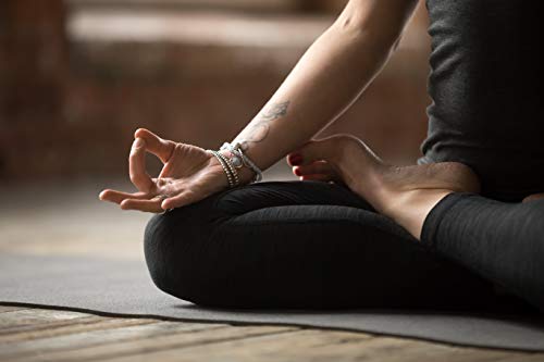 Yogistar - Esterilla de yoga (caucho natural, 2 metros, antideslizante, 190 cm x 62 cm x 4 mm), color negro