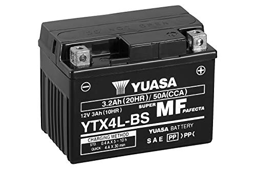 Yuasa YTX4L-BS(WC) Batería sin mantenimiento
