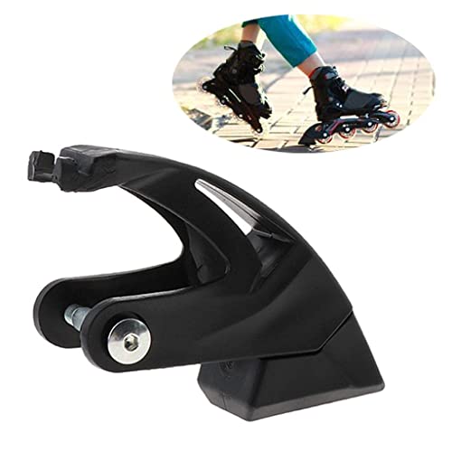 zalati Frenos de patines en línea, 2 piezas de almohadillas de tope de bloque universales traseras, piezas de accesorios para ruedas de rodillo en línea, marco de freno