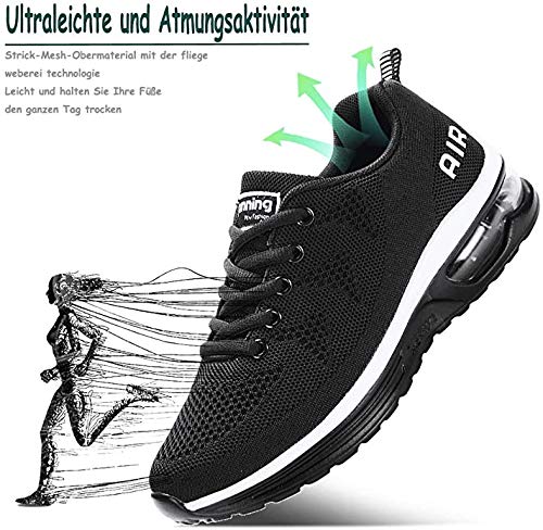 Zapatillas de Deporte Unisex Zapatos para Correr Jogging Gimnasio Deportes Fitness Nitrógeno Cojín de Aire