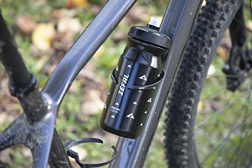 ZEFAL Pack Sense Soft 65 - Lote de 2 bidones para bicicleta y MTB, botella deportiva flexible e inodora, botella de agua sin BPA - Tetina de silicona - negro, 650 ml