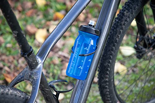 ZEFAL Sense Soft 65 - Bidón Ciclismo y MTB - Botella Bicicleta y Deporte Sin BPA - Azul Translúcido, 650 ml