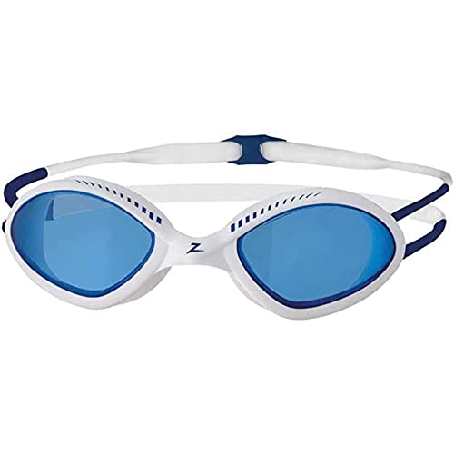 Zoggs Tiger White Blue - Gafas de natación para adultos