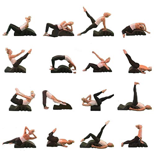 ZTGHS Corrector De Alineación De Columna De Pilates, Pula ARC Curved Massage Table Bed Yoga Arch Roller Fitness Equipment, Curve Posture Corrección De Columna Soporte De Espalda Lumbar